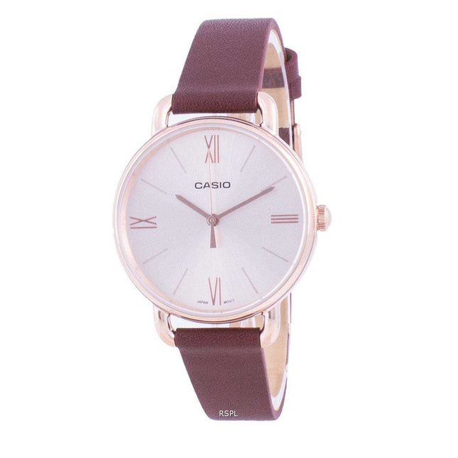 Casio Rose Gold Tone Dial Quartz LTP-E414PL-5A LTPE414PL-5A Women's Watch