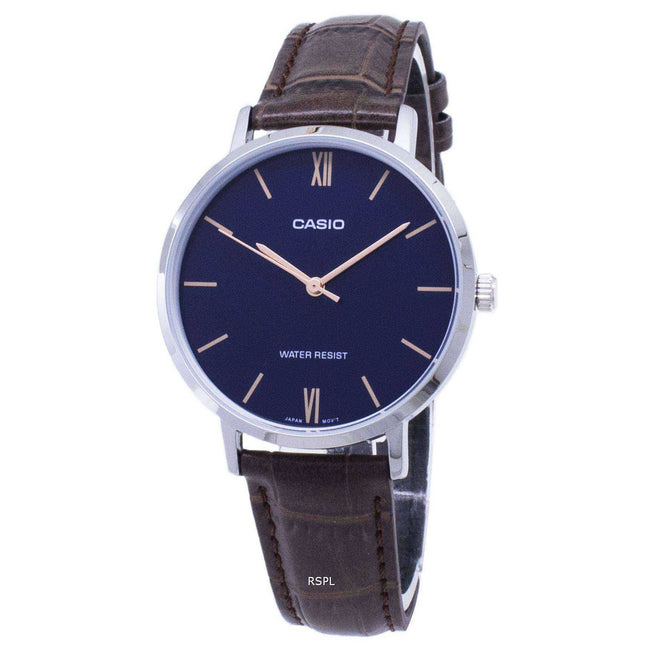 Casio Quartz LTP-VT01L-2B LTPVT01L-2B Analog Women's Watch