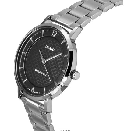 Casio Standard Analog Stainless Steel Black Dial Quartz LTP-VT04D-1A Women's Watch