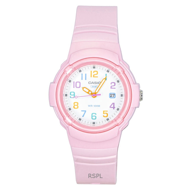 Casio Analog Bio-Based Resin Strap White Dial Quartz LX-800H-4AV 100M Women's Watch