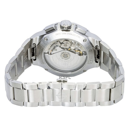 Baume & Mercier Riviera Chronograph Stainless Steel Black Dial Automatic M0A10825 100M Men's Watch