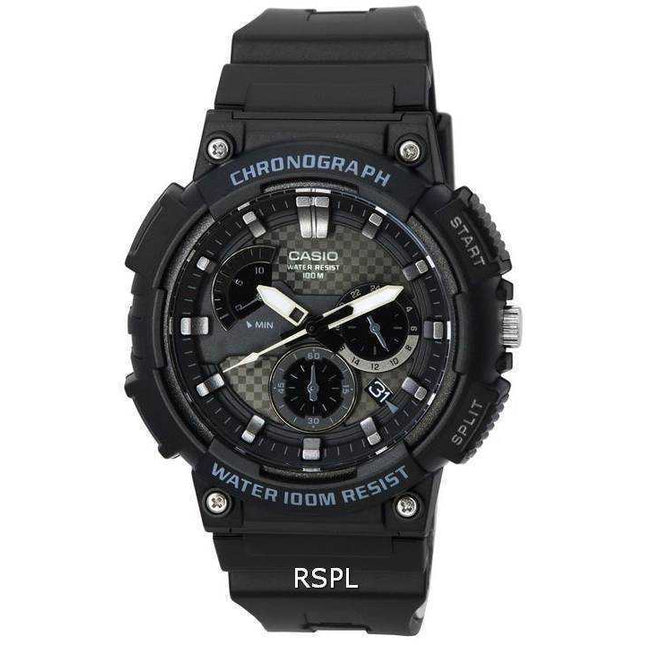 Casio Standard Analog Retrograde Chronograph Quartz MCW-200H-1A2 MCW200H-1A2 100M Men's Watch