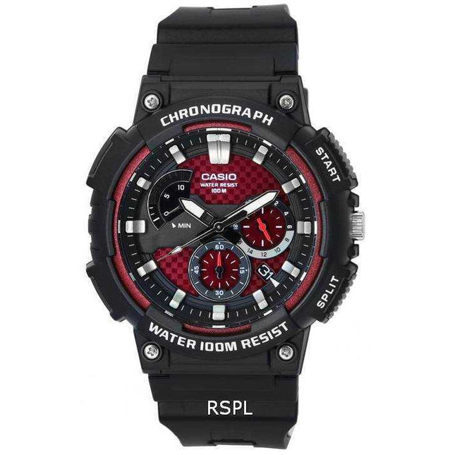 Casio Standard Analog Retrograde Chronograph Quartz MCW-200H-4A MCW200H-4 100M Men's Watch