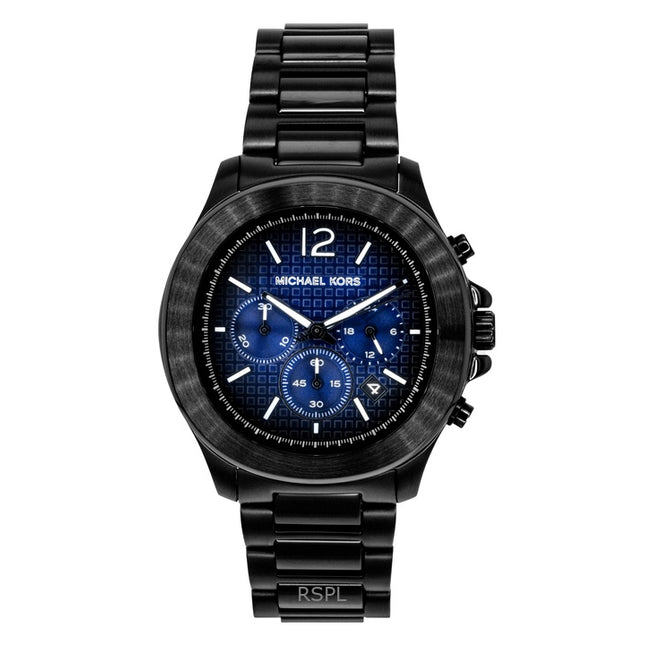 Michael Kors Oversized Sage Chronograph Stainless Steel Blue Dial Quartz MK9193 Men's Watch