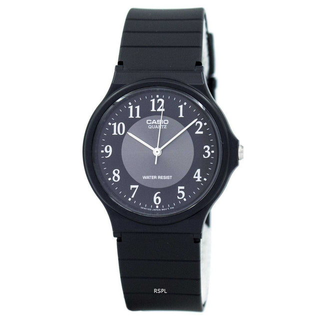 Casio Classic Analog Quartz Black Resin MQ-24-1B3LDF MQ-24-1B3L Men's Watch