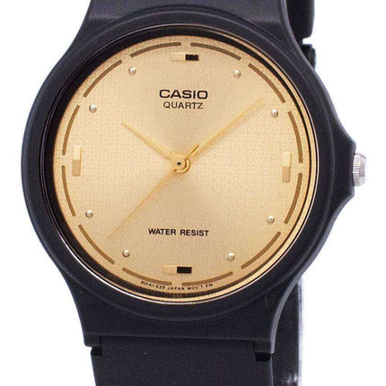 Casio Quartz Enticer Analog Gold Dial MQ-76-9ALDF MQ-76-9AL Mens Watch