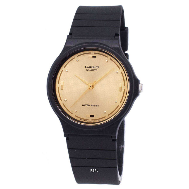 Casio Quartz Enticer Analog Gold Dial MQ-76-9ALDF MQ-76-9AL Mens Watch