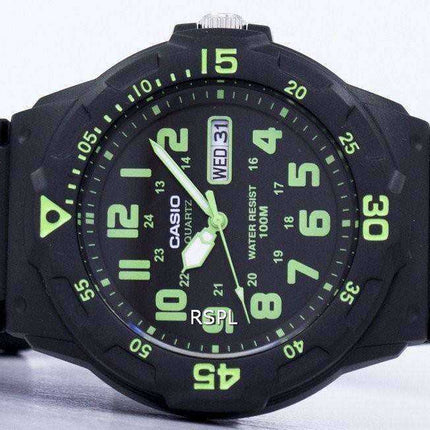 Casio Quartz Analog Black Dial MRW-200H-3BVDF MRW-200H-3BV Mens Watch
