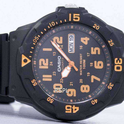 Casio Quartz Analog Black Dial MRW-200H-4BVDF MRW-200H-4BV Mens Watch