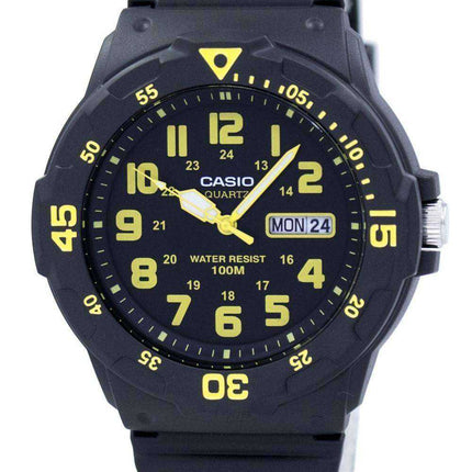 Casio Quartz Analog Black Dial MRW-200H-9BVDF MRW-200H-9BV Mens Watch