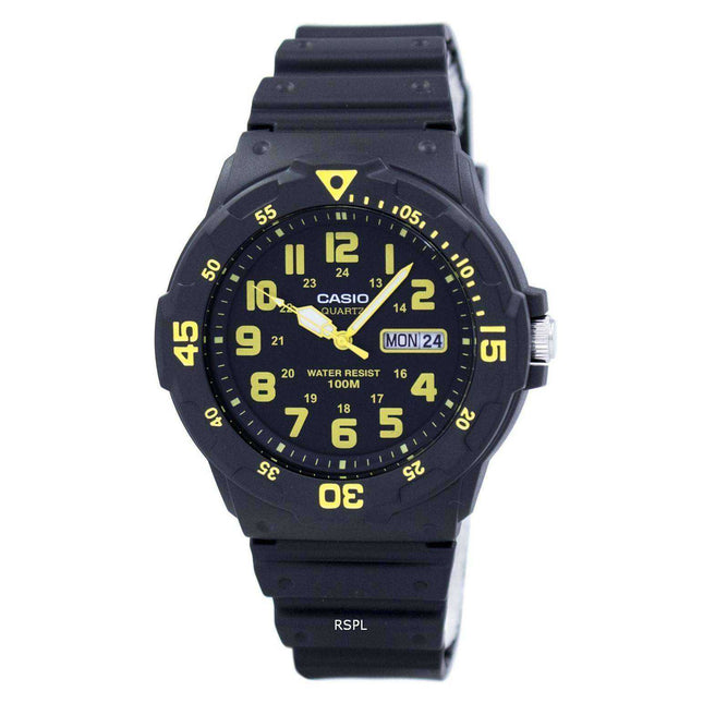 Casio Quartz Analog Black Dial MRW-200H-9BVDF MRW-200H-9BV Mens Watch