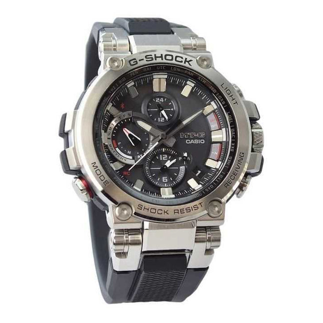 Casio G-Shock MT-G Analog Smartphone Link Resin Strap Tough Solar MTG-B1000-1 200M Mens Watch