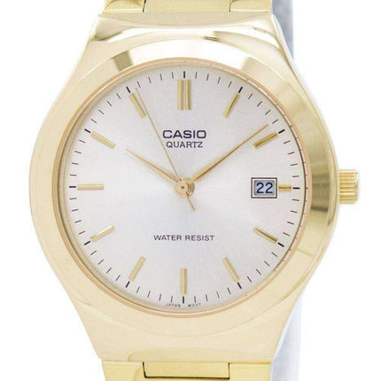 Casio Quartz Analog Gold Tone Dial MTP-1170N-9ARDF MTP-1170N-9AR Mens Watch