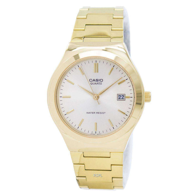 Casio Quartz Analog Gold Tone Dial MTP-1170N-9ARDF MTP-1170N-9AR Mens Watch
