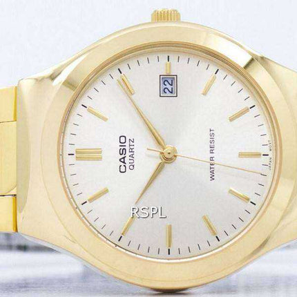 Casio Quartz Analog Gold Tone Dial MTP-1170N-9ARDF MTP-1170N-9AR Mens Watch