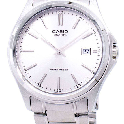 Casio Quartz Analog Stainless Steel Silver Dial MTP-1183A-7ADF MTP-1183A-7A Mens Watch