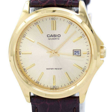 Casio Quartz Analog Gold Dial MTP-1183Q-9ADF MTP-1183Q-9A Mens Watch