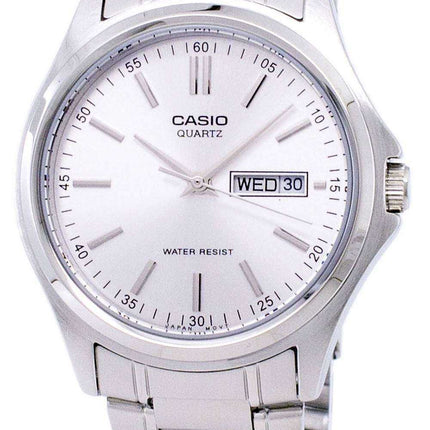 Casio Enticer Quartz Analog Silver Dial MTP-1239D-7ADF MTP-1239D-7A Mens Watch
