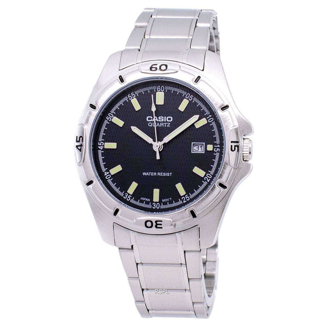 Casio Enticer Quartz Analog Black Dial MTP-1244D-8ADF MTP-1244D-8A Mens Watch