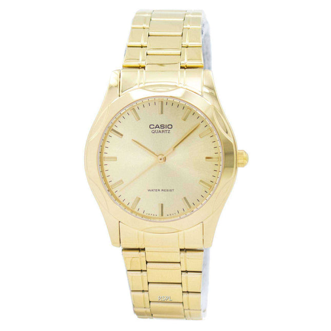 Casio Quartz Analog Gold Plated MTP-1275G-9ADF MTP-1275G-9A Mens Watch