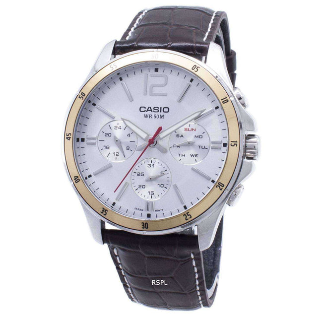 Casio Enticer MTP-1374L-7AV MTP1374L-7AV Chronograph Analog Men's Watch
