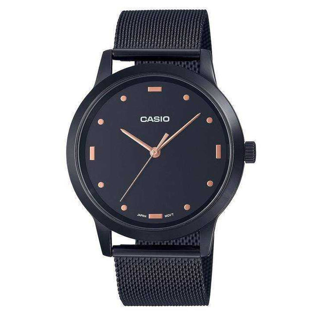 Casio Analog Black Dial Stainless Steel MTP-2022VB-1C MTP2022VB-1 Mens Watch
