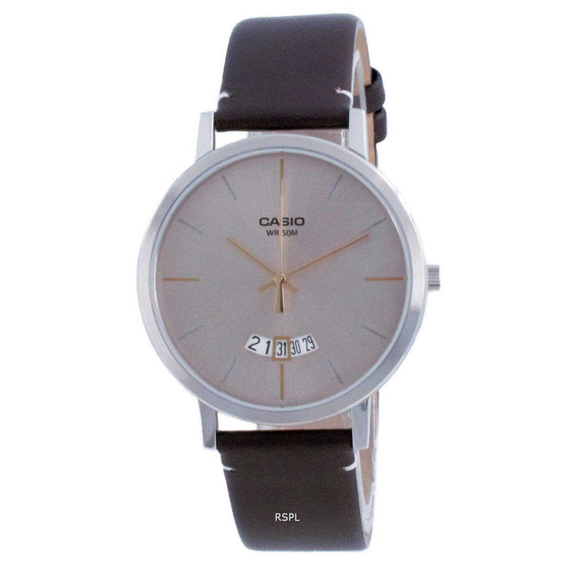 Casio Classic Analog Leather Quartz MTP-B100L-9E MTPB100L-9E Men's Watch