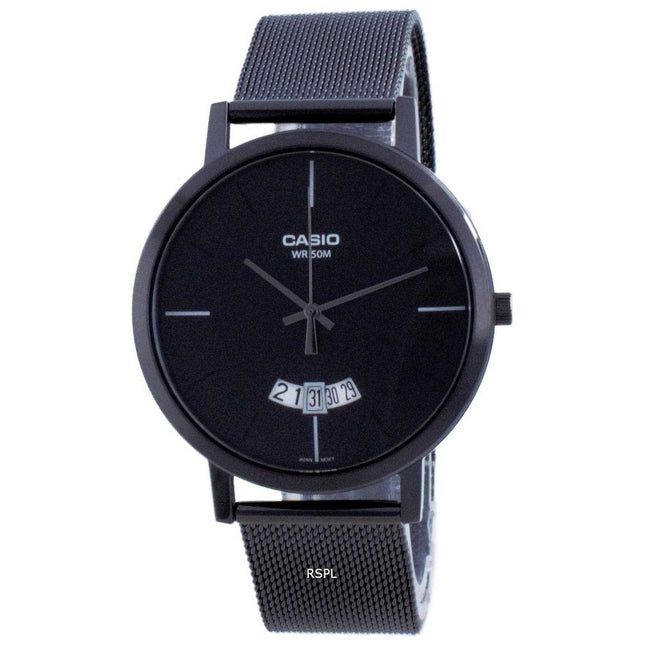 Casio Classic Analog Stainless Steel Mesh Quartz MTP-B100MB-1E MTPB100MB-1E Men's Watch