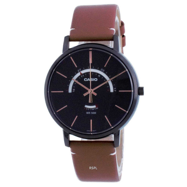 Casio Classic Analog Leather Quartz MTP-B105BL-1A MTPB105BL-1A Men's Watch