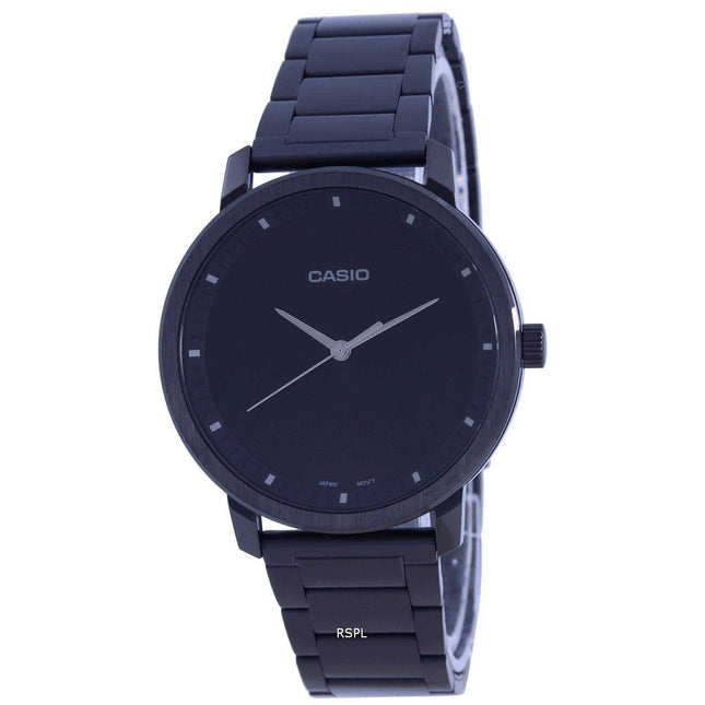 Casio Analog Black Dial Stainless Steel MTP-B115B-1E MTPB115B-1 Men's Watch