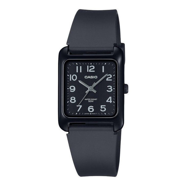 Casio Standard Analog Resin Strap Black Dial Quartz MTP-B175-1BV Men's Watch