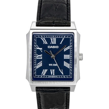 Casio Standard Analog Leather Strap Blue Dial Quartz MTP-B190L-2BV Men's Watch