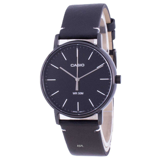 Casio Black Dial Quartz MTP-E171BL-1E MTPE171BL-1 Mens Watch