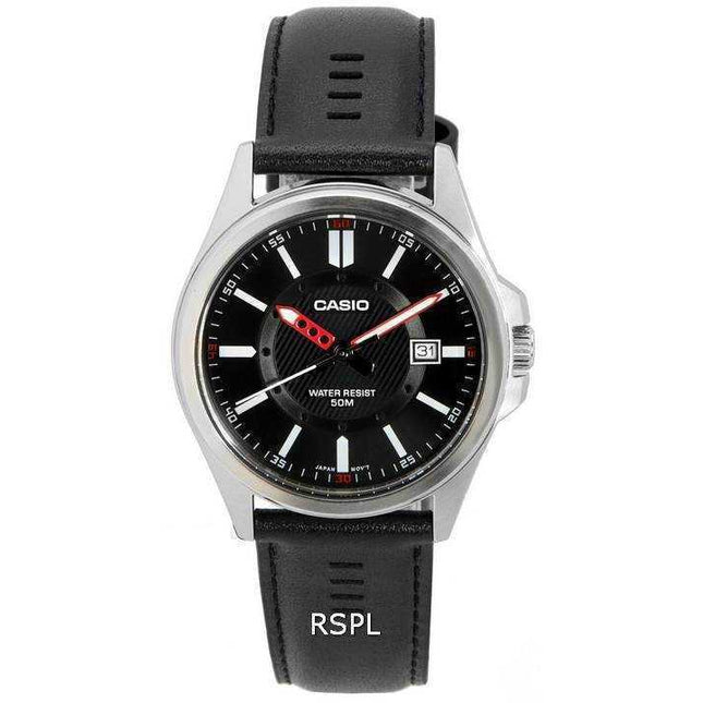 Casio Analog Black Dial Quartz MTP-E700L-1E MTPE700L-1E Men's Watch
