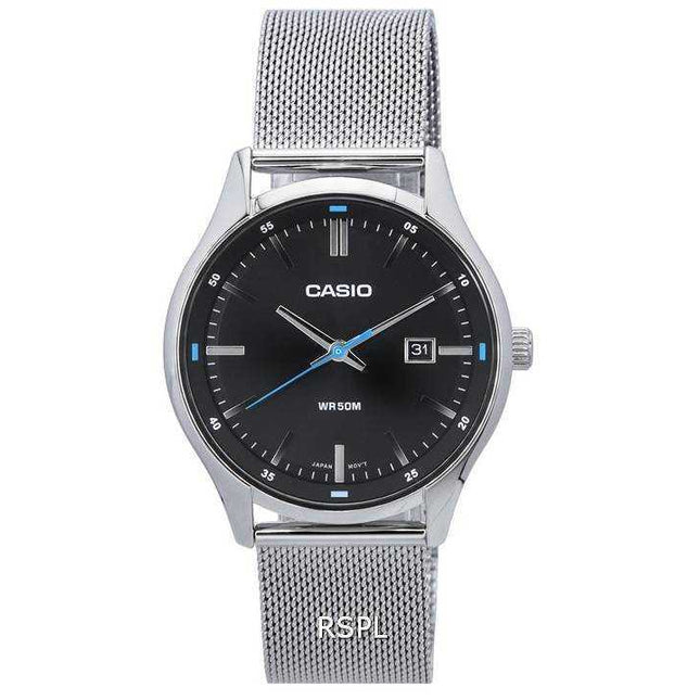 Casio Standard Analog Black Dial Quartz MTP-E710M-1A MTPE710M-1 Men's Watch