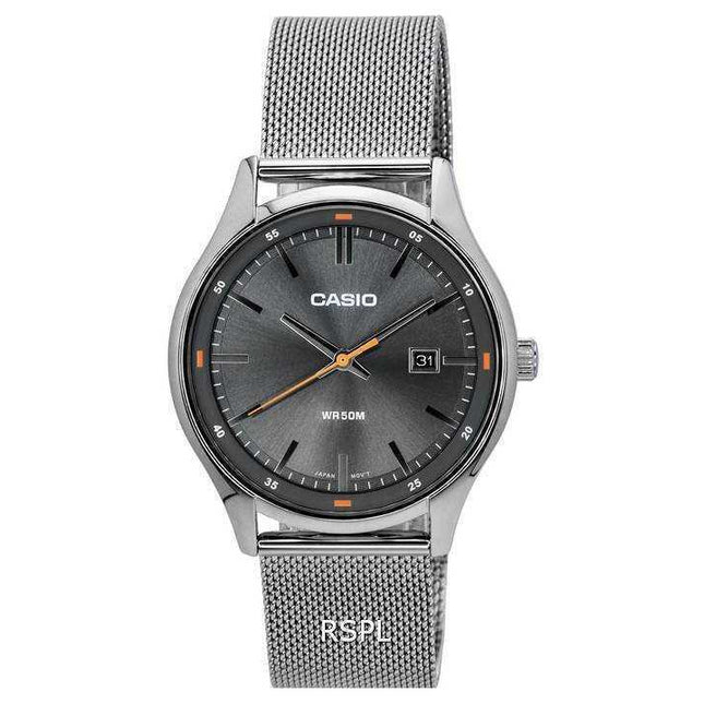 Casio Standard Analog Grey Dial Quartz MTP-E710M-8A MTPE710M-8 Men's WatchStandard