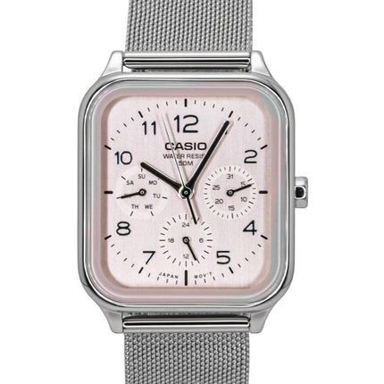 Casio Standard Analog Stainless Steel Salmon Dial Quartz MTP-M306M-4AV Men's Watch