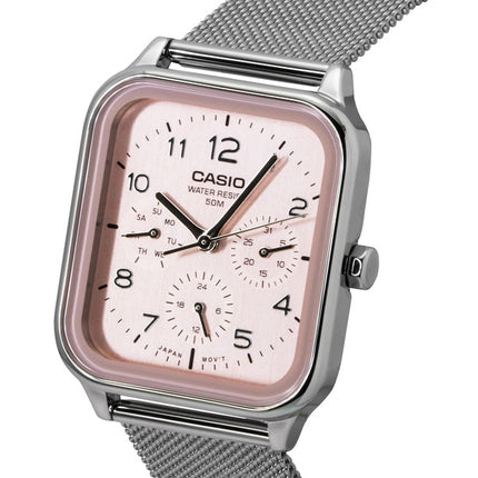Casio Standard Analog Stainless Steel Salmon Dial Quartz MTP-M306M-4AV Men's Watch