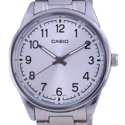 Casio Silver Dial Stainless Steel Analog Quartz MTP-V005D-7B4 MTPV005D-7 Men's Watch