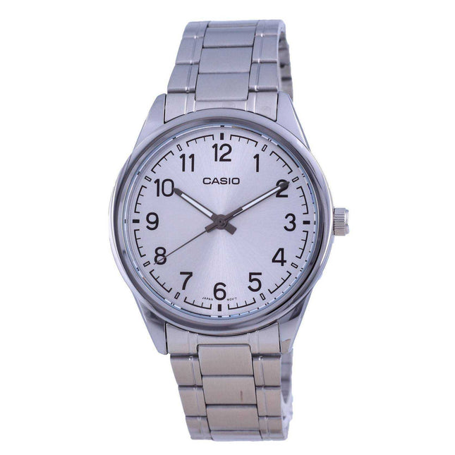 Casio Silver Dial Stainless Steel Analog Quartz MTP-V005D-7B4 MTPV005D-7 Men's Watch