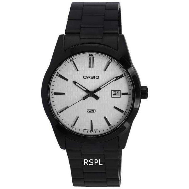 Casio Analog Stainless Steel White Dial Quartz MTP-VD03B-7A MTPVD03B-7 Men's Watch