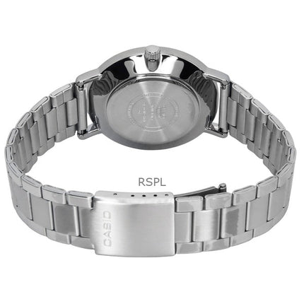 Casio Standard Analog Stainless Steel Black Dial Quartz MTP-VT03D-1B Men's Watch