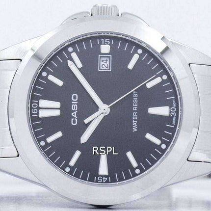 Casio Quartz Analog Black Dial Stainless Steel MTP-1215A-1A2DF MTP-1215A-1A2 Mens Watch