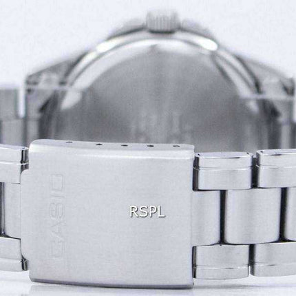 Casio Quartz Analog Black Dial Stainless Steel MTP-1215A-1A2DF MTP-1215A-1A2 Mens Watch