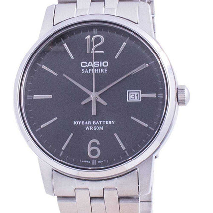 Casio Black Dial Stainless Steel Quartz MTS-110D-1AV MTS110D-1AV Men's Watch