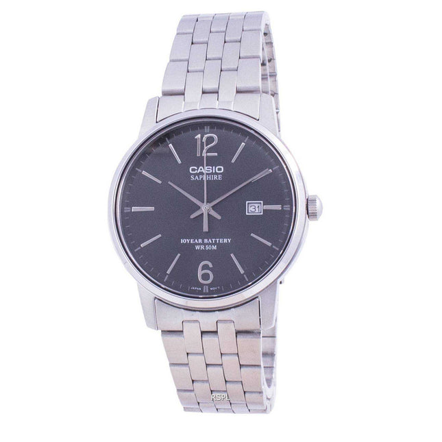 Casio Black Dial Stainless Steel Quartz MTS-110D-1AV MTS110D-1AV Men's Watch