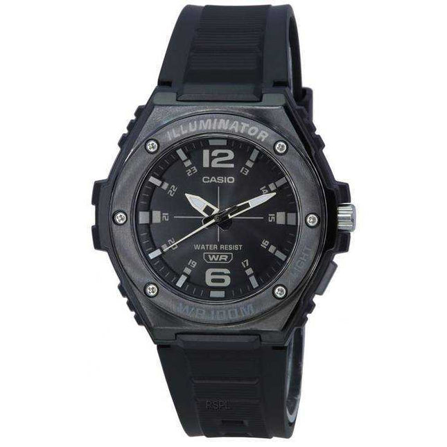 Casio Standard Analog Black Dial Quartz MWA-100HB-1A MWA100HB-1 100M Men's Watch