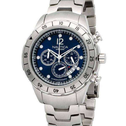 Nautica Chronograph Blue Dial N19531G Mens Watch