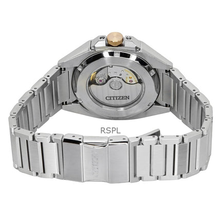 Citizen Series 8 831 Stainless Steel champagne Dial Automatic NB6059-57P 100M Men's Watch