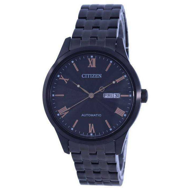 Citizen Black Dial Stainless Steel Automatic NH7505-84E Men's Watch